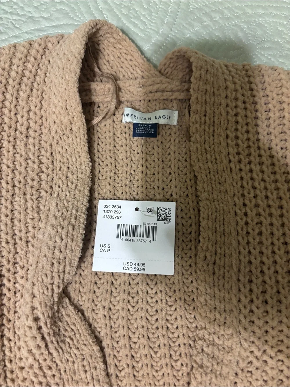 American Eagle OutfittersWomen’s Knit Cardigan Sweater - Tan